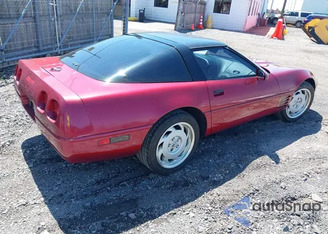 1992 Chevrolet Corvette из США, поврежденный, VIN 1G1YY23P4N5102033